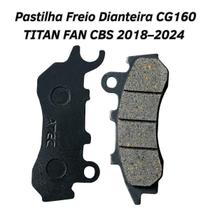 Pastilha Freio Dianteira Atec Honda CG160 Titan Fan CBS 2018 a 2024 DFP20906