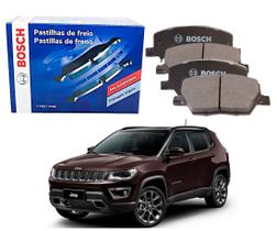 Pastilha freio dianteira bosch jeep compass 2.0 16v 2016 a 2021