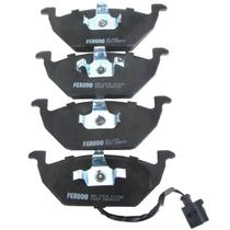 Pastilha Freio Dianteira Cerâmica Bora Crossfox Fox Spacefox Golf Jetta Polo Up A1 A3 + Carros 1998 em diante Ferodo HQF2107AC sistema Teves Alarme