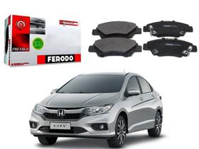 Pastilha freio dianteira ceramica ferodo honda city 1.5 2018 a 2021