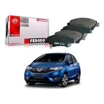 Pastilha freio dianteira ceramica ferodo honda fit 1.5 2015 a 2017