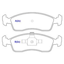 Pastilha Freio Dianteira Citroen Novo C3 1.2 1.5 / Peugeot 208 1.5 1.6 2013 N1770