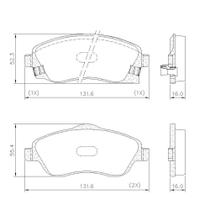 Pastilha Freio Dianteira Classic 2008 a 2010 Lonaflex P-46