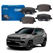 Pastilha freio dianteira cobreq jeep compass 1.3 t270 2021 a 2025