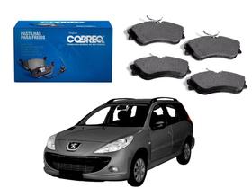 Pastilha freio dianteira cobreq original peugeot 207 sw 1.6 2009 a 2015