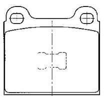 Pastilha freio dianteira cobreq vw gol, voyage 81 93 ( motor 1.0, 1.6 ) parati, saveiro 82 93 ( motor 1.0, 1.6 )
