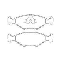 Pastilha Freio Dianteira Compativel Gol 2000-2009 Syl S1407