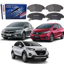 Pastilha Freio Dianteira Honda City WR-V Fit 1.5 2015 a 2021 Bosch Original Pastilha Freio Dianteira Honda City WR-V Fit 1.5 2015 a 2021 Bosch Original