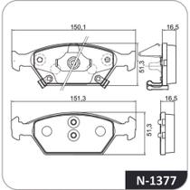 PASTILHA FREIO DIANTEIRA para HONDA CITY/ FIT TODOS 09/