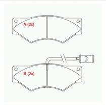 PASTILHA FREIO DIANTEIRA para IVECO 5912 02/ (MED 174,4 x 69 PASTILHA FREIO DIANTEIRA para IVECO 5912 02/ (MED 174,4 x 69