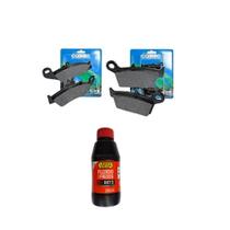 Pastilha Freio Dianteira + Tras honda xre 300 s/abs + dot 3 Pastilha Freio Dianteira + Tras honda xre 300 s/abs + dot 3