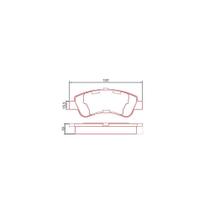 Pastilha Freio Dianteiro C3 2012 a 2021 Ferodo HQF-2226C