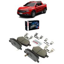 Pastilha Freio Dianteiro Cerâmica Fiat Toro 2016 2017 2018 2019 2020 2021 2022 2023 2024