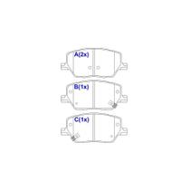 Pastilha Freio Dianteiro Compass 2017 a 2021 Syl 6120C