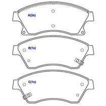 Pastilha Freio Dianteiro Cruze Sport6 2011 a 2016 Syl 2118 Pastilha Freio Dianteiro Cruze Sport6 2011 a 2016 Syl 2118