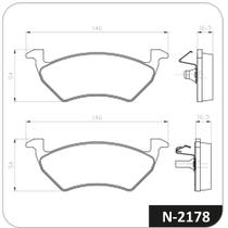 Pastilha Freio Dianteiro Gol 2008 a 2022 Cobreq N-2178