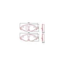 Pastilha Freio Dianteiro Golf 1994 a 2019 Ferodo HQF-2326C