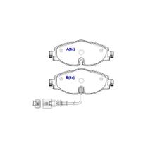 Pastilha Freio Dianteiro Golf 2013 a 2019 Syl 1426