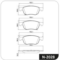 Pastilha Freio Dianteiro Hr-V 2019 a 2024 Cobreq N-2028