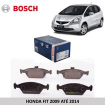 Pastilha freio dianteiro original bosch honda fit 2009