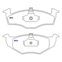 Pastilha Freio Dianteiro Polo Classic 2001 a 2003 Syl 1361