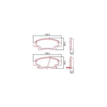 Pastilha Freio Dianteiro Wr-V 2017 a 2021 Ferodo HQF-2314AC