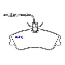 Pastilha Freio Dianteiro Xsara Break 1998 a 2010 Syl 1141