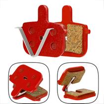 Pastilha Freio Disco Bicicleta Semi Metálica MTB Com Amola