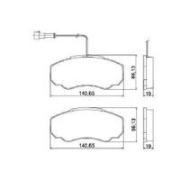 Pastilha Freio Ducato/boxer/jumper 03/... (max Preformace) - Cobreq Pastilha Freio Ducato/boxer/jumper 03/... (max Preformace) - Cobreq