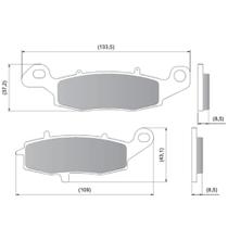 Pastilha Freio Gs 500 2004 a 2007 DFP-40828