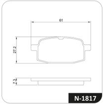 Pastilha Freio Jaguar 50 1995 a 1996 N-1817