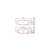 Pastilha Freio Livina 2010 a 2014 HQF-2247AC