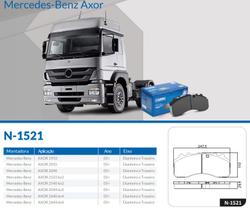 Pastilha Freio Mb 1938S/1944S Axor 98/ Sc P/G/R 07/