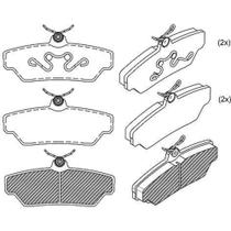 PASTILHA FREIO para BLAZER/ S10 4X2 95/ 4X4 05/ BANDEIRANTES