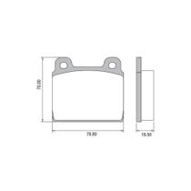 PASTILHA FREIO para KOMBI 82/