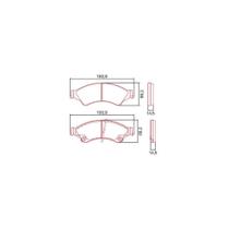 Pastilha Freio Ranger 2012 a 2022 HQF-2293AC