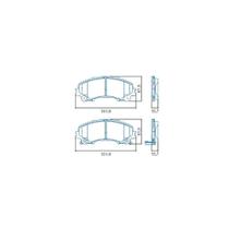 Pastilha Freio S10 2015 a 2019 Jurid HQJ-2347A Pastilha Freio S10 2015 a 2019 Jurid HQJ-2347A