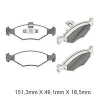 Pastilha freio speed brake sna-525 fiat dt palio/siena