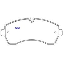 Pastilha Freio Sprinter Chassi 2011 a 2024 3302 Pastilha Freio Sprinter Chassi 2011 a 2024 3302