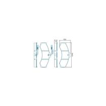 Pastilha Freio Sprinter Van 1996 a 2001 Jurid HQJ-2091A