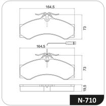 Pastilha Freio Sprinter Van 1996 a 2012 Cobreq N-710