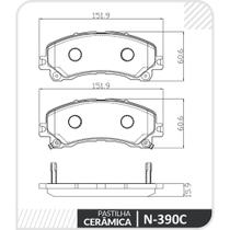 Pastilha Freio Trailblazer 2012 a 2019 N-390C