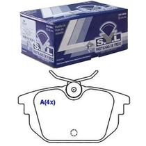 Pastilha freio traseira girling - alfa 145 96 a 01 / alfa 146 94 a 01 / alfa 155 92 a 98 / bravo 95 a 97 / marea 98 a 07 / spider 95 a 05 - syl1197