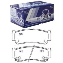 Pastilha freio traseira mando - santa fe 06 a 11 - syl3263