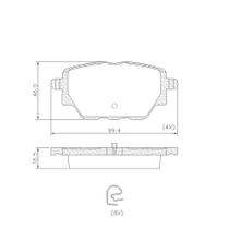 PASTILHA FREIO TRASEIRA para PEUGEOT 208 / 308 / 2008 / 408 PASTILHA FREIO TRASEIRA para PEUGEOT 208 / 308 / 2008 / 408