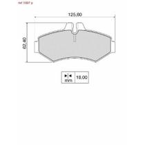 PASTILHA FREIO TRASEIRA para SPRINTER 312/ 313CDI 99/04 TRAS