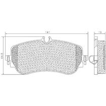 PASTILHA FREIO TRASEIRA para VW DELIVERY 4150 6160 EXPRESS 2