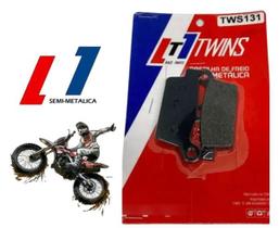 Pastilha freio (traseira)semi-metalica honda-cr80/85 92= cr125/250 96-01(fa131m