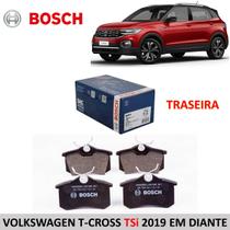 Pastilha freio traseiro bosch volkswagen t-cross 2020