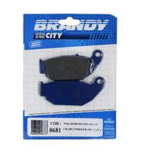 Pastilha freio traseiro brandy nxr160/twister 16(e/d)/xre190 Pastilha freio traseiro brandy nxr160/twister 16(e/d)/xre190